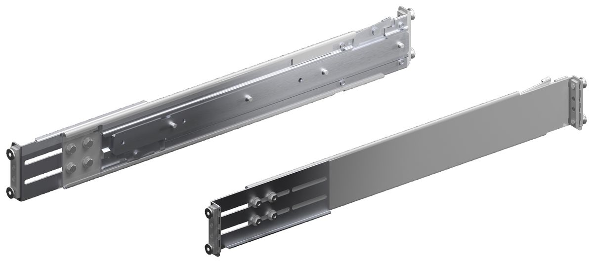 Teleskopschiene Rittal IT 3659.191 800mm für TS/TS IT/VX/VX IT 30kg grau 2Stk