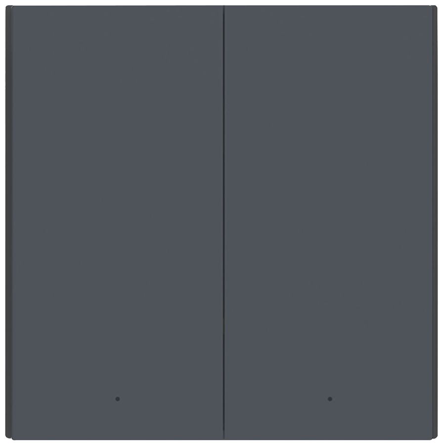 UP-Wandsender Aqara WS-EUK02 Zigbee 2T/2B LED 86mm anthrazit matt