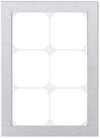 Abdeckrahmen KAL.art 3×2 214×154mm Edelstahl gebürstet