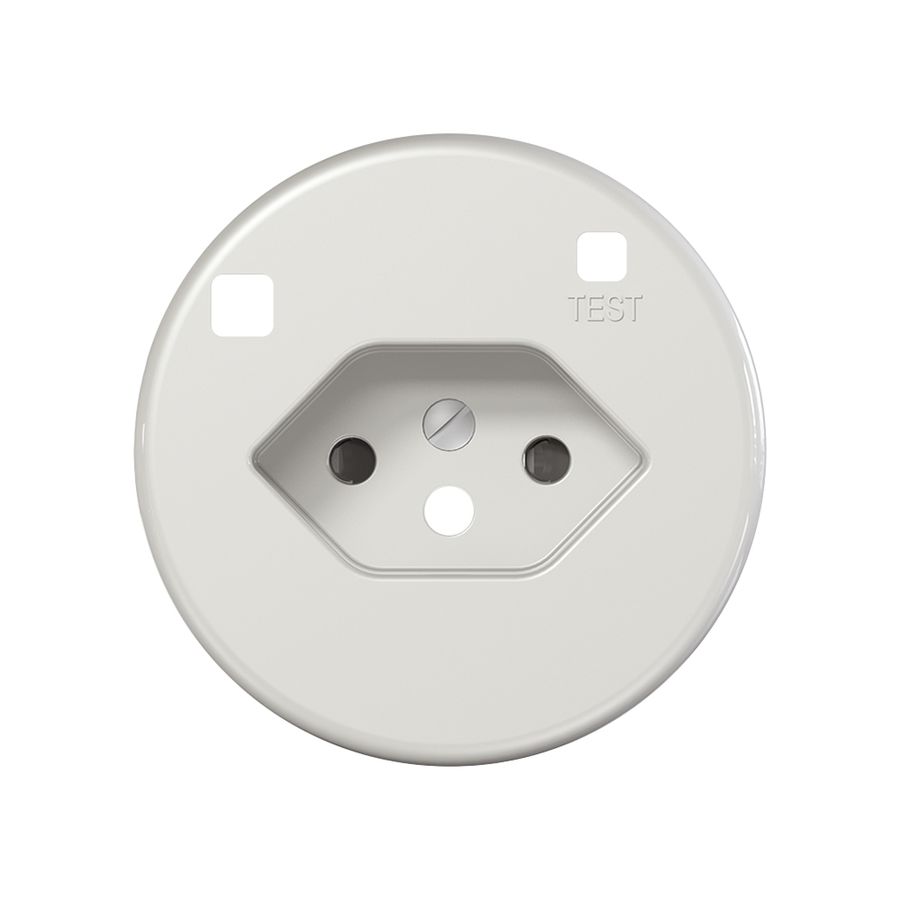 Kit frontal CLASSIC Z/E pour prise FI T13 avec shutter blanc