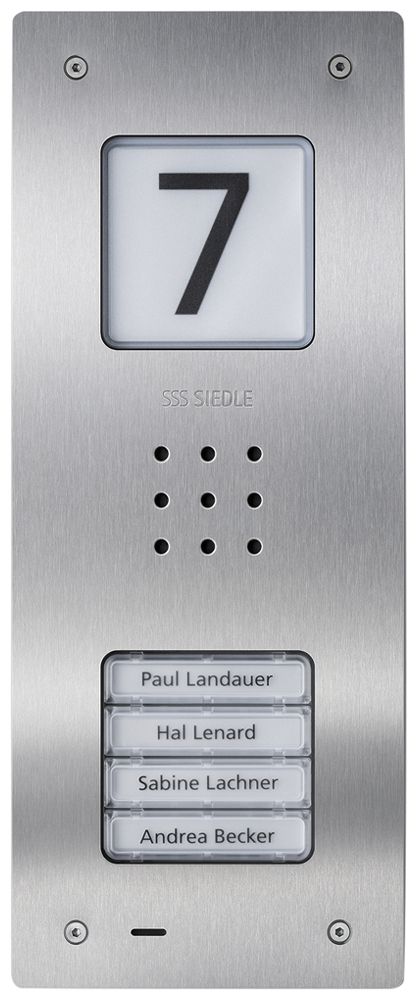 UP-Aussenstation Audio Siedle Compact Bus-System 4 12VAC 273×110×49mm IP54