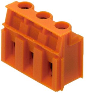 Morsetto circuito stampato WM LP 7.62 3L 90° pin a sald.3.2mm vite staffa 6mm²