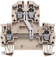 Mehrstock-Reihenklemme Weidmüller WDK N V Schraubanschluss 2.5mm² 2 Etagen beige
