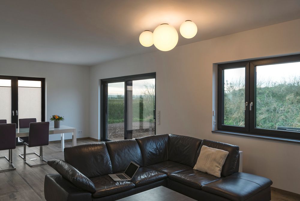 Plafonnier SLV ROTOBALL 40 CL E27 24W Ø400mm blanc