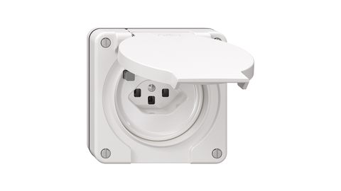 Steckdosen Typ 23 mit Fehlerstromschutz