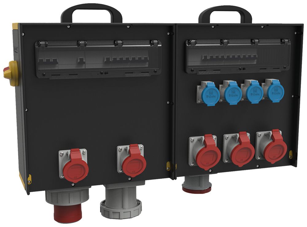 Stromverteiler EVGMB 7310-23/125A 1×125A 1×63A 3×32A 2×16A 4×T23 IP44