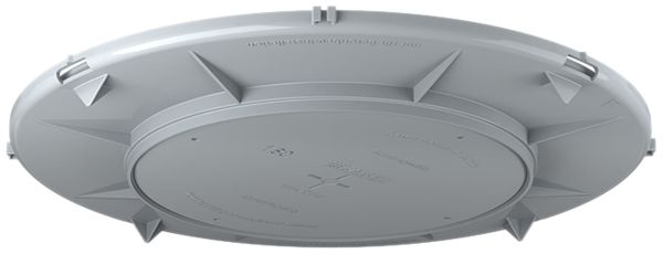 Placca frontale HaloX 250 per calcestruzzo in opera uscita Ø180mm