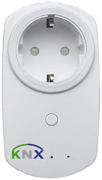Steckdosen-Schaltaktor KNX RF+ MDT RF-AKK1ST.01 1-Kan 16A 230V