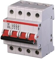 REG-Ausschalter ABB E204, 45A 4L 4S, Kipphebel rot, 4TE, "0-I"