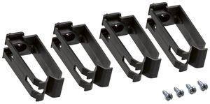 Halteklammer Hager univers 30×30×70mm Kunststoff schwarz 4 Stück