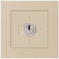 Interruttore rotativo INC kallysto.pro 1/1L beige con serratura Kaba 8