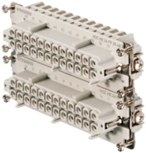Buchseneinsatz Weidmüller HDC HE 25-48 500V 16A 24L PUSH IN Gr.8