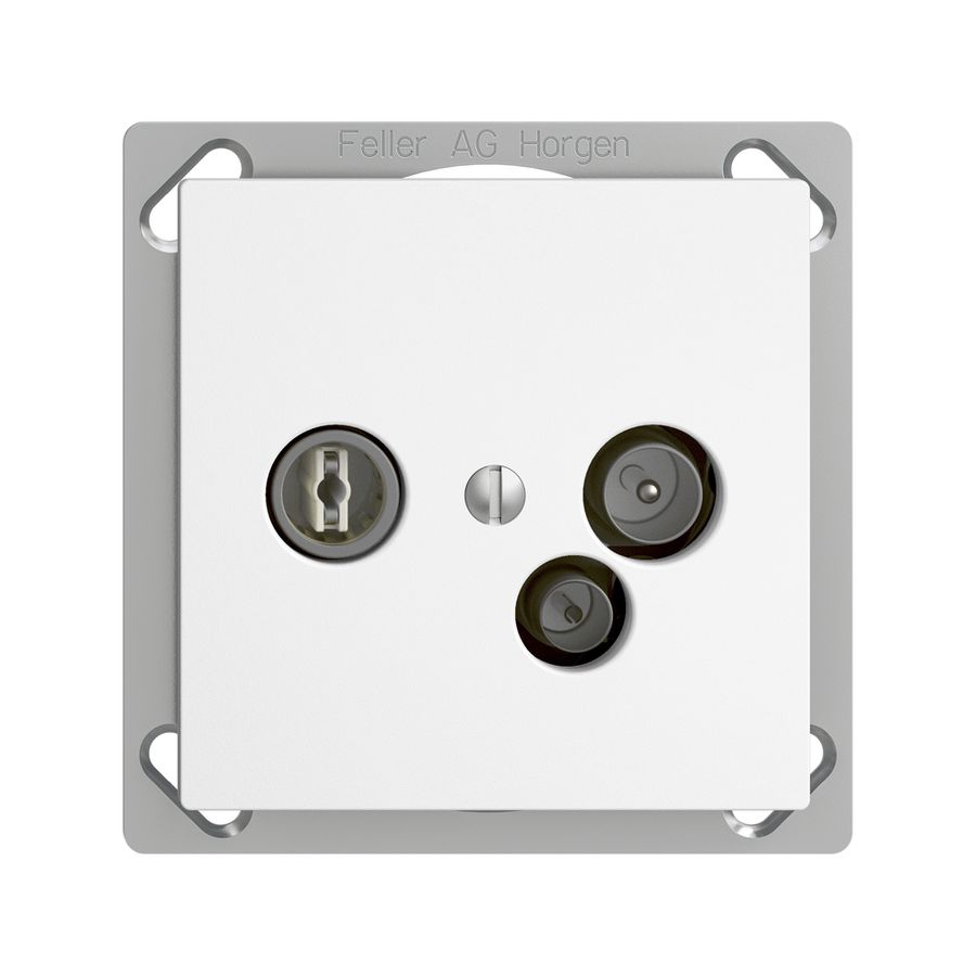 EB-Datendose TV-R DD23 5…65MHz EDIZIOdue weiss