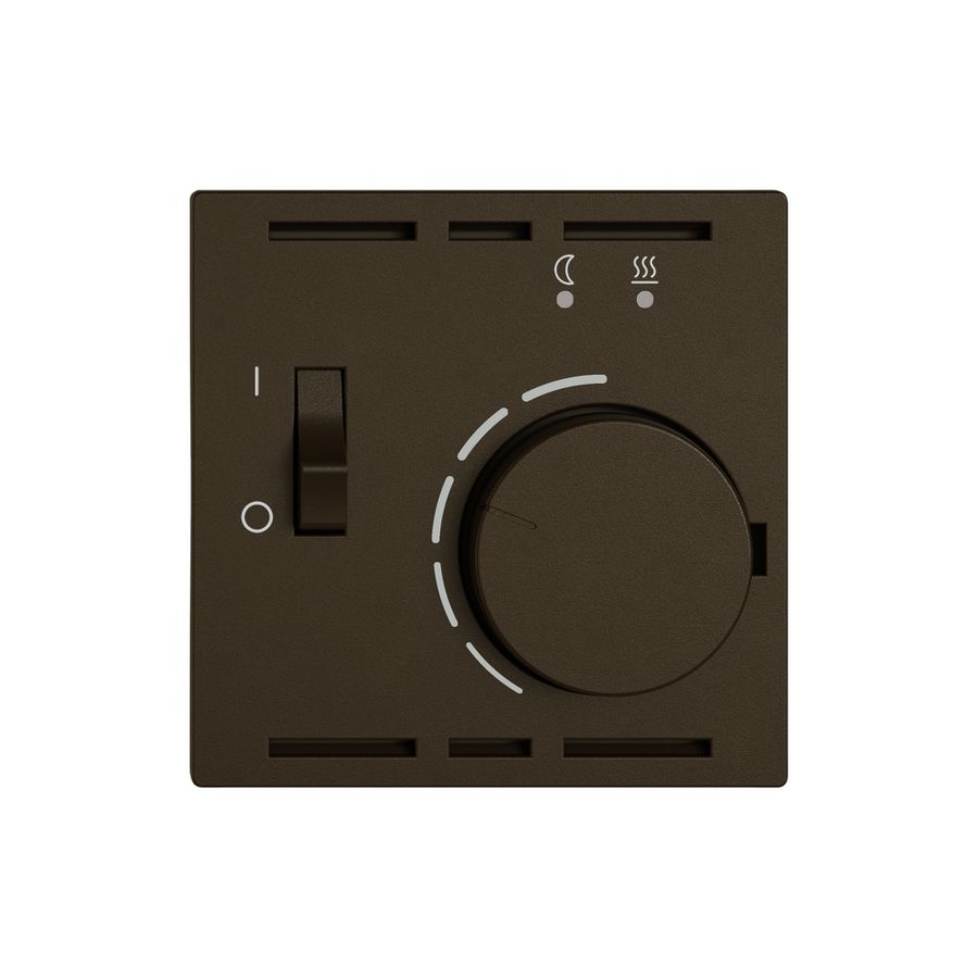 Thermostat d'ambiance EDIZIO.liv SNAPFIX® limit.temp.p.chauffage sol br