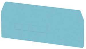 Paroi de fermeture/intermédiaire Weidmüller ZAP/TW ZDU10 74×42.8mm bleu