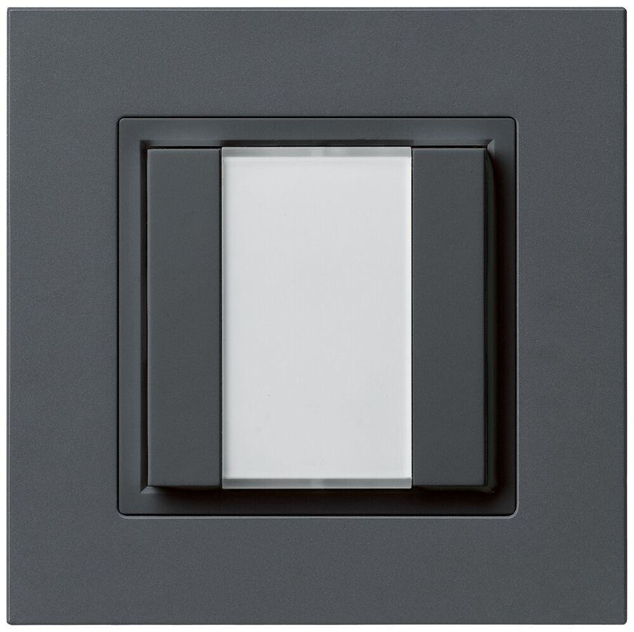 Pulsante universale INC 2×kallysto.pro con LED antracite