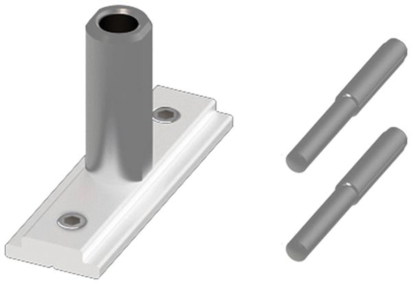 Supporto per sospensione Sylvania Lytespan ROUND alluminio 40mm bianco