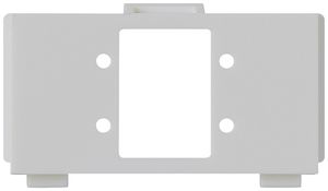 Modulo multimedia M3 FO vuoto per 2 E2000 compact kallysto grigio chiaro