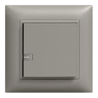 UP-Dimmer LED EDIZIOdue ZEP mit LED 1×Taste 1×Bedienung dunkelgrau