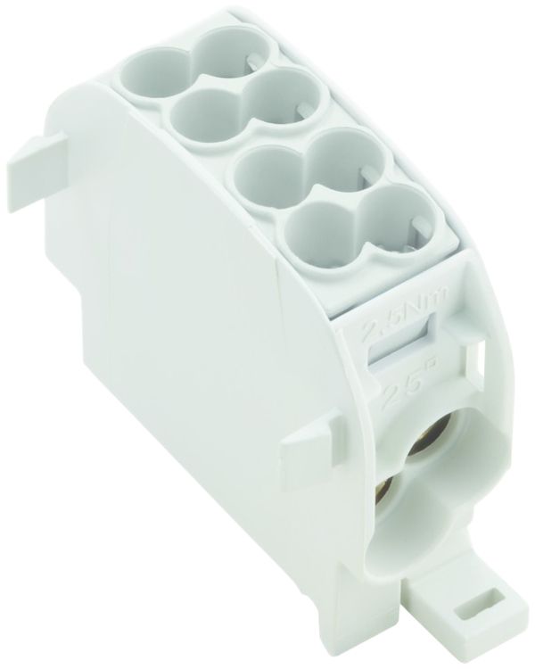 Bloc de distribution WM WPD 101 1P 152A 2×entr 2×sort 1.5…25mm² 1.5…16mm²