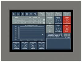 UP-Touchpanel KNX MDT VC-1001.04 10" 1280×800px farbbneutral ohne Rahmen