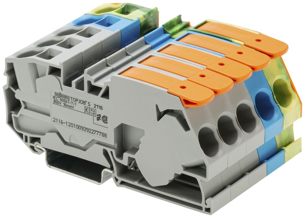 Jeu de bornes de passage WAGO TOPJOB S 2116