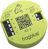 EB-RF-Schaltaktor frogblue frogAct2-2, 2-Kanal 230V 300W, 2 Eingänge