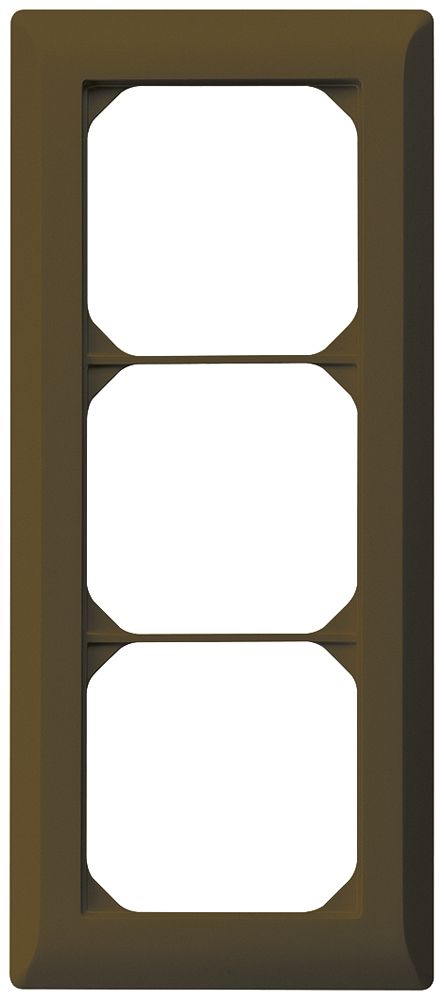 UP-Abdeckrahmen kallysto.line 3×1 braun 92×212mm