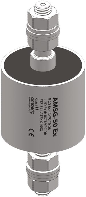 Éclateur de séparation Amperio AMSG-50EX cl.H 100kA 35V/AC 50V/DC IP67