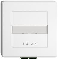 FTTH-Dose FH OSD 4, 2 Mittelstücke LC APC, weiss
