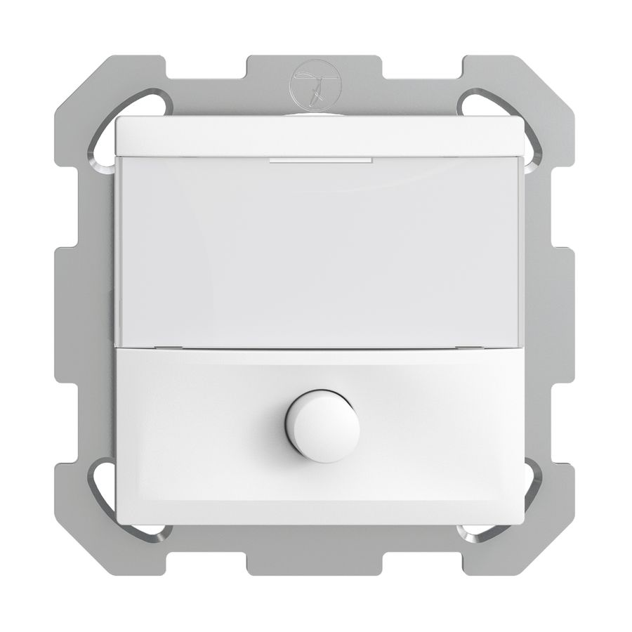 UP-Taster mit Namensschild EDIZIOdue weiss