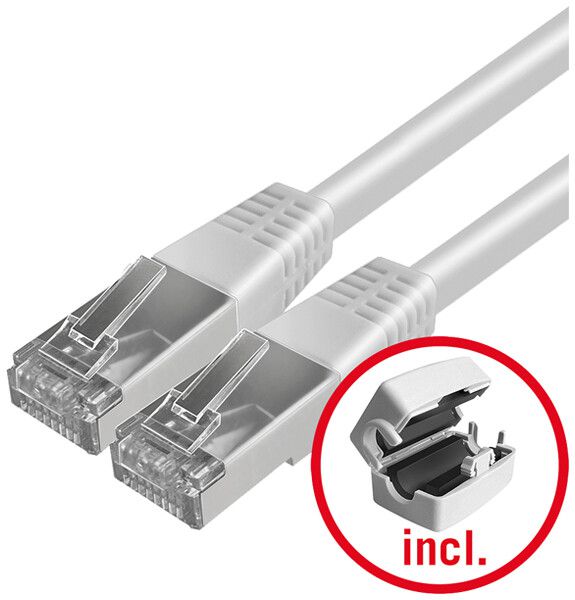 Câble de connexion ESYLUX SmartDriver RJ45 Set 2, 10m, 4×gris