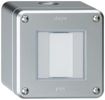AP-Taster robusto Q KNX 2× s/e-link aluminium