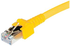 Patchkabel Dätwyler CU RJ45 0.5m gelb S/UTP Kat.5e