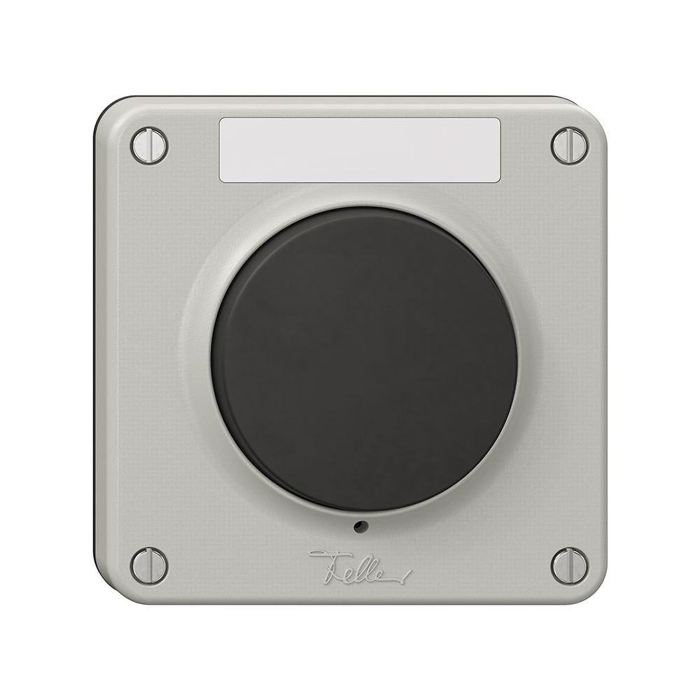 Sonnerie-Drucktaster NEVO N.CO Namensschild, 16A, 230 VAC, m.Steckklemmen, lgu