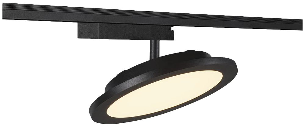 LED-Leuchte SLV PANEL TRACK round 18W 1800lm 3000K 1-Ph.-Adapter schwarz