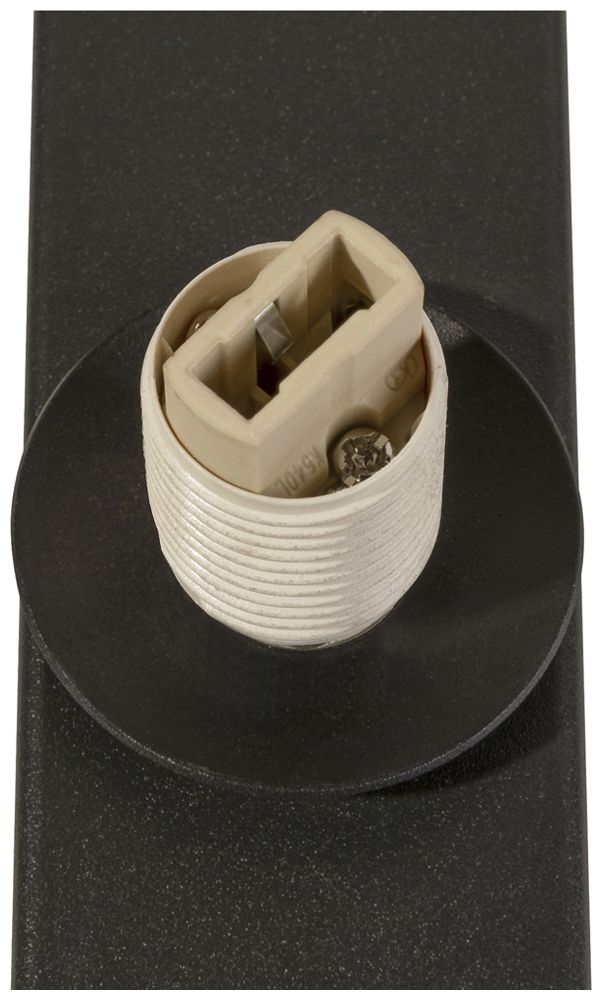 Applique SLV SUN G9 1×40W Ø120×255×40mm tondo nero