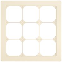 UP-Abdeckrahmen EDIZIO.liv SNAPFIX® 3×3 216×216mm cr