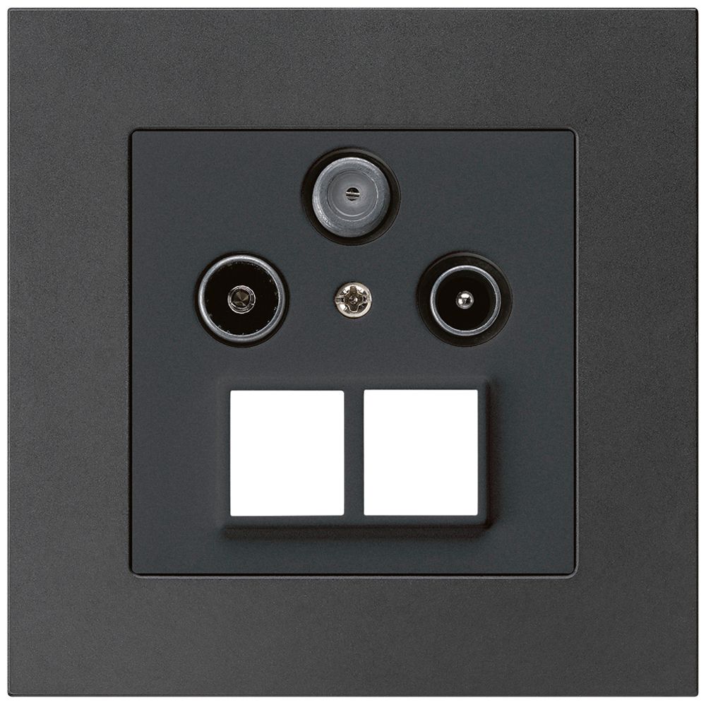 UP-Antennendose R/TV/SAT HMS kallysto.pro schwarz