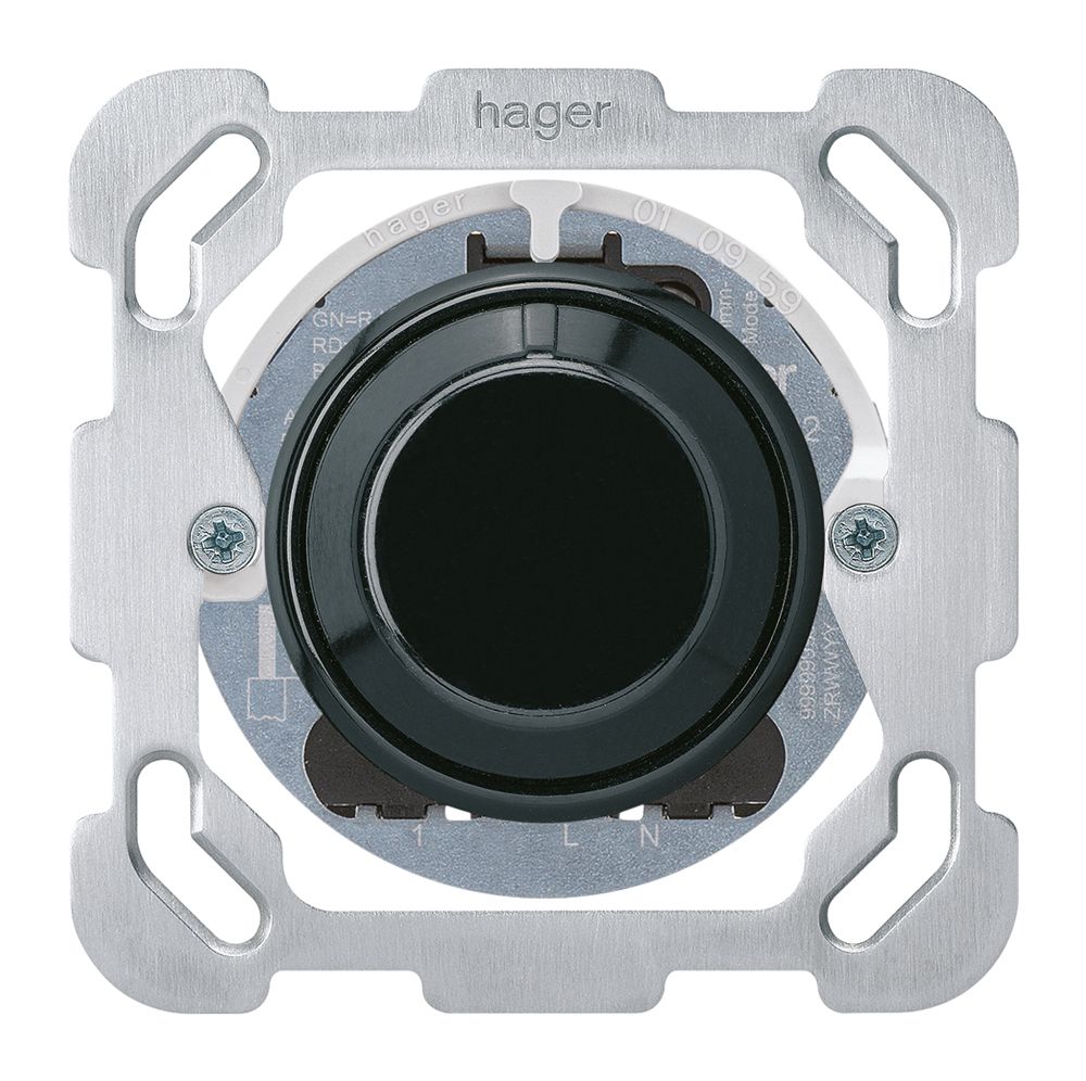 UP-Drehdimmer Universal Hager basico BM 20…400W/VA schwarz