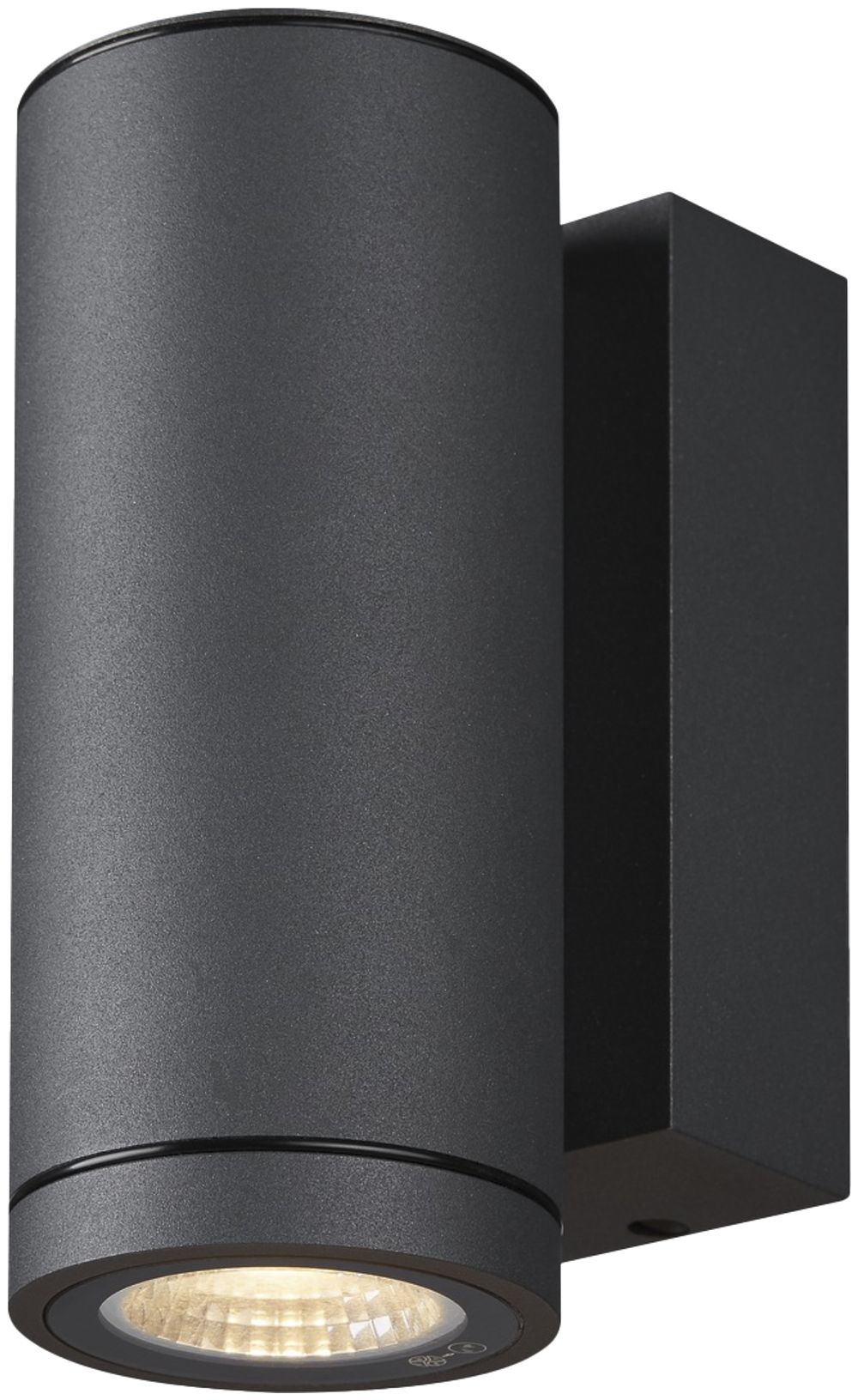 Applique LED SLV ENOLA ROUND S 6W 450lm 3000/4000K IP65 anthracite