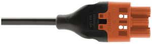 Anschlussleitung Woertz, Stecker 3L C3, 2m, halogenfrei, freies Ende, Cca