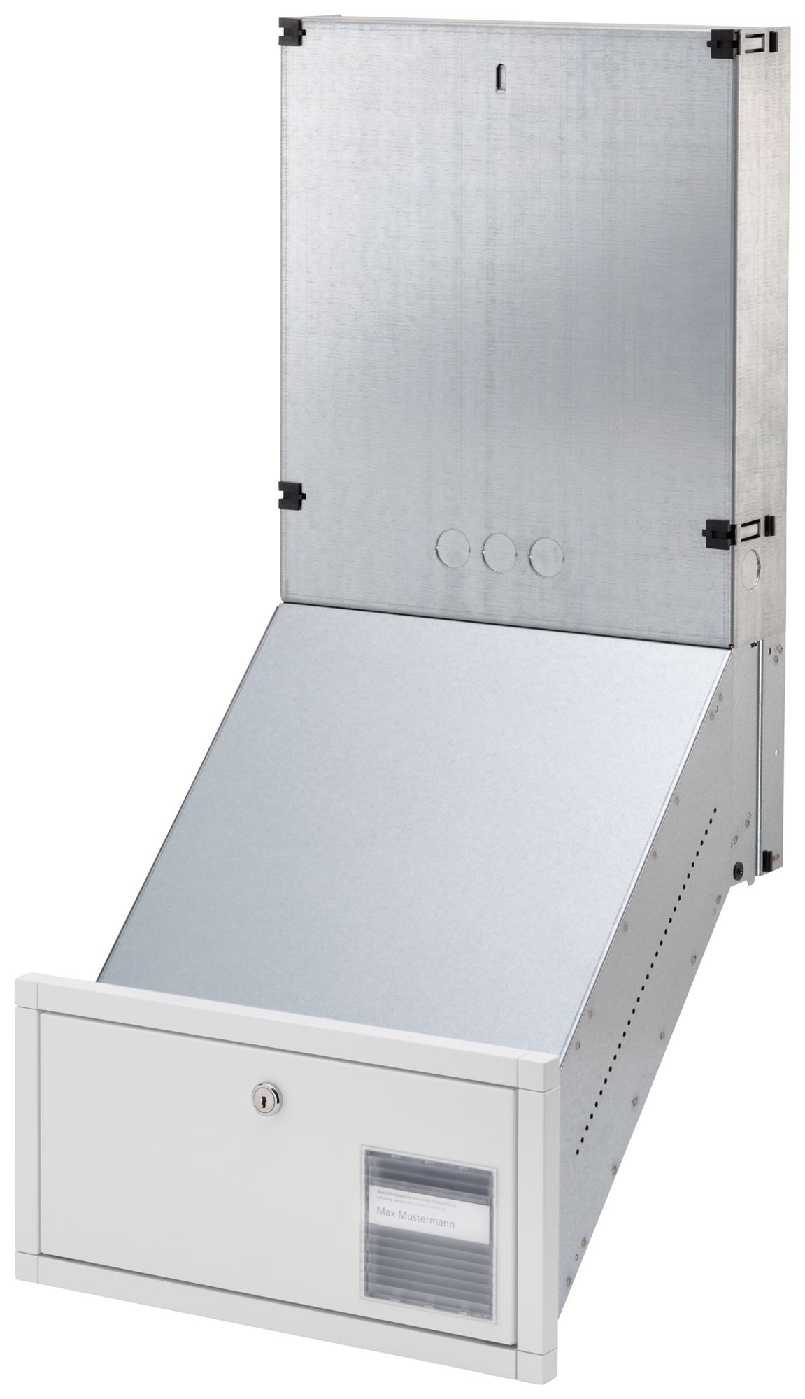 Briefkasten Siedle Classic 1× 293×467×290mm silber
