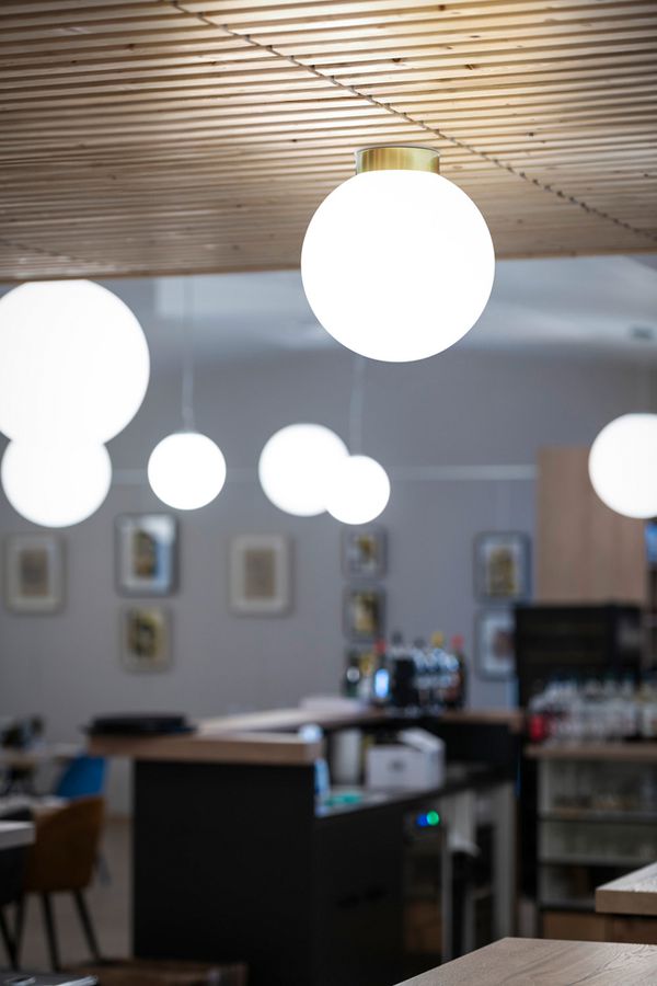 Plafonnier SLV SUN 20 E27 1×60W VAR Ø200×220mm or