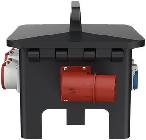 Stromverteiler EverGum maxi 40A 1×FI 7×LS 4×T23 2×T25 1×CEE16/CEE32 3m