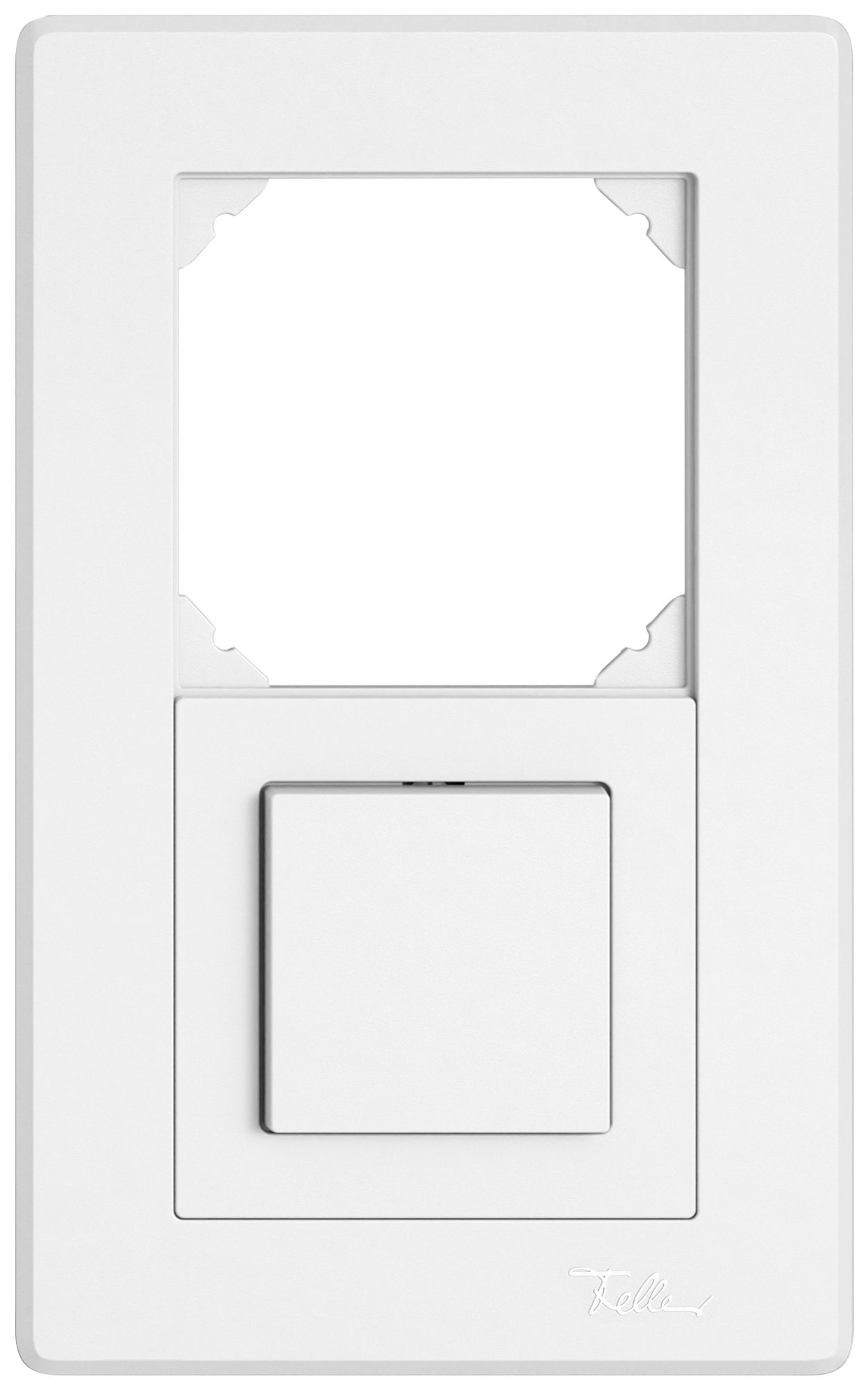 Combinaison ENC EDIZIO.liv SNAPFIX® 2×1 156×96mm vide+schéma 3/1L blanc