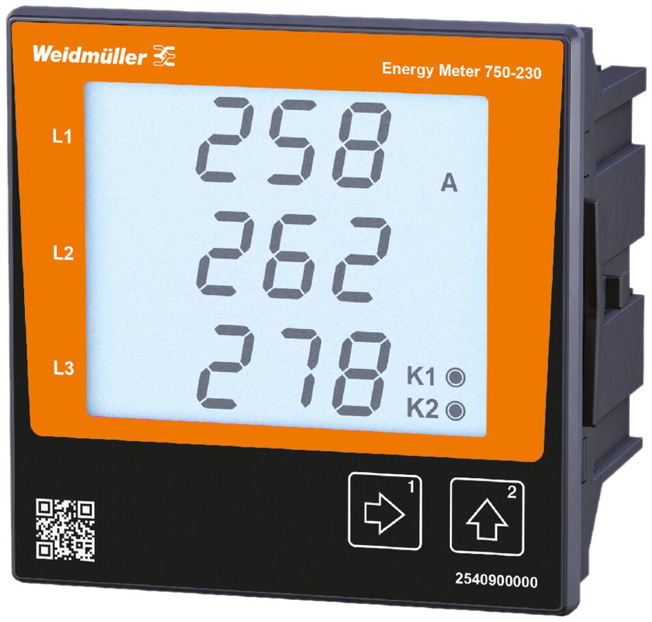 Energiemessgerät Weidmüller ENERGY METER 750-230