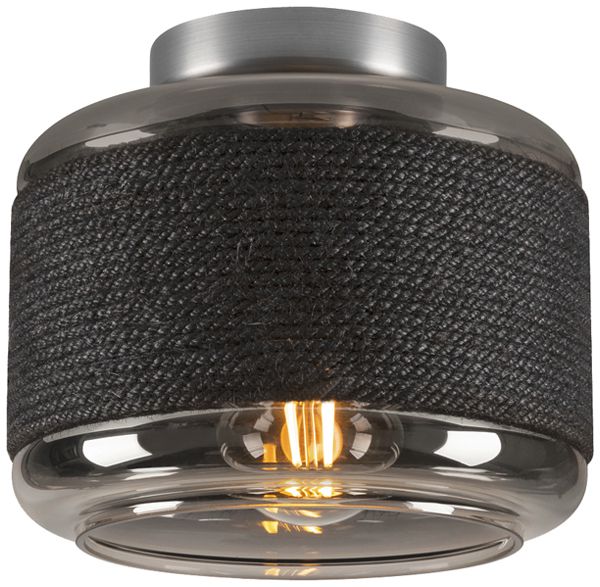 Decken-/Wandleuchte SLV PANTILO E27 1×0…15W Ø185mm Silber