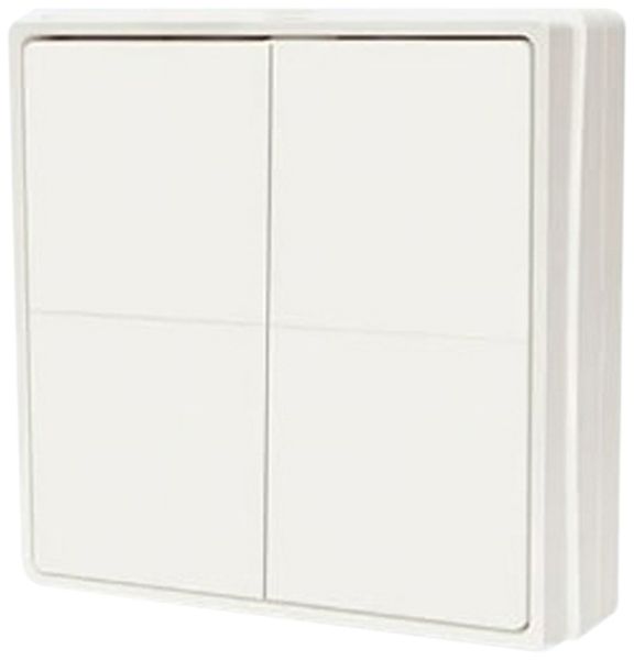AP-Wandsender Shelly BLU Wall Switch 4 4-Kan BLE weiss