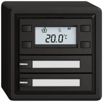 Poussoir RTH AP EDIZIO.liv SNAPFIX® a.RGB-LED étiqu.2×touches comm.1T no